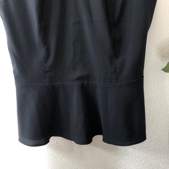Express Black Peplum Blouse - Picture 4 of 6